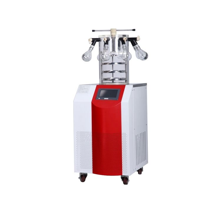 实验室立式冻干机YF-CT-12PT（多歧管压盖型）